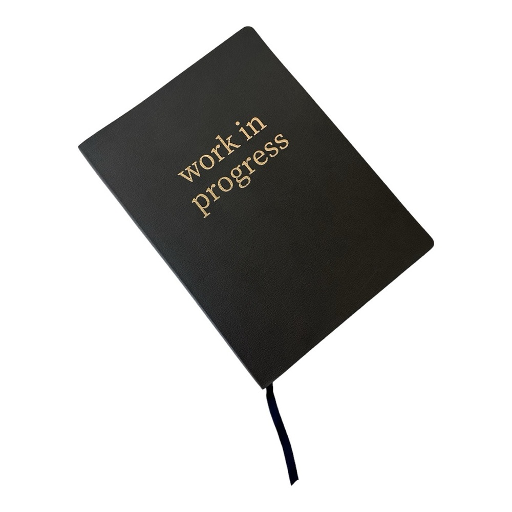 Graphique Work in Progress 7 x 9 Vegan Leather Journal